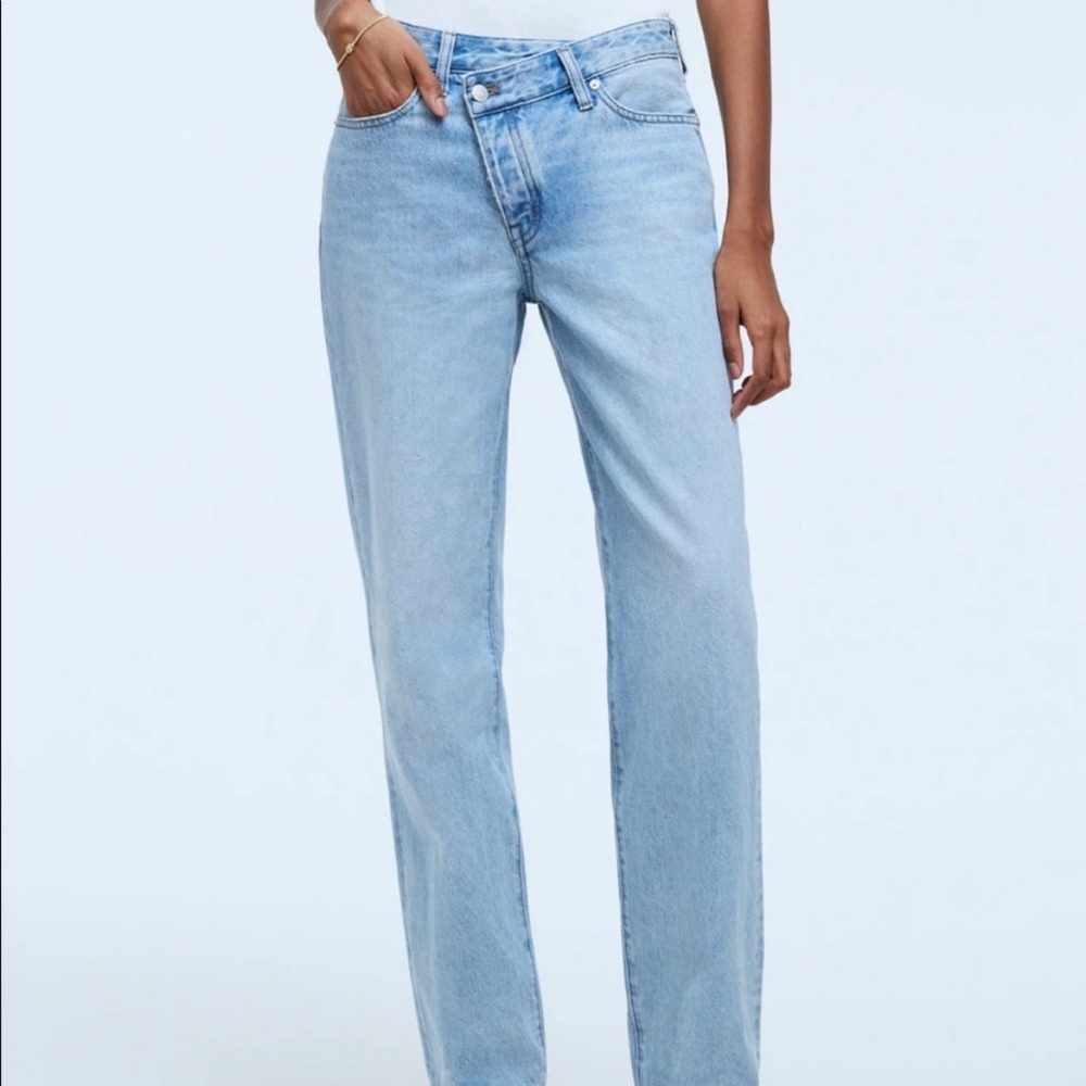 Madewell Light Wash Relaxed Boyfriend Jeans